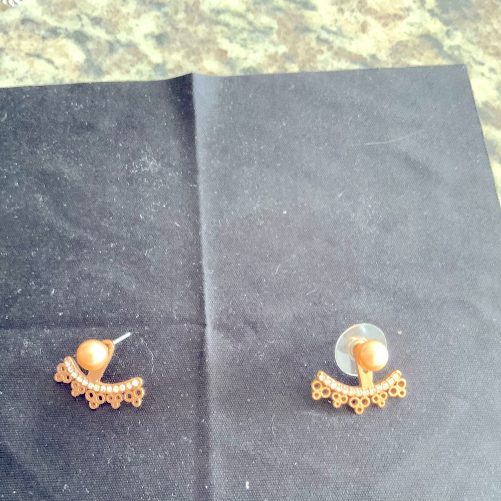 Rose Gold Cuff Earrings